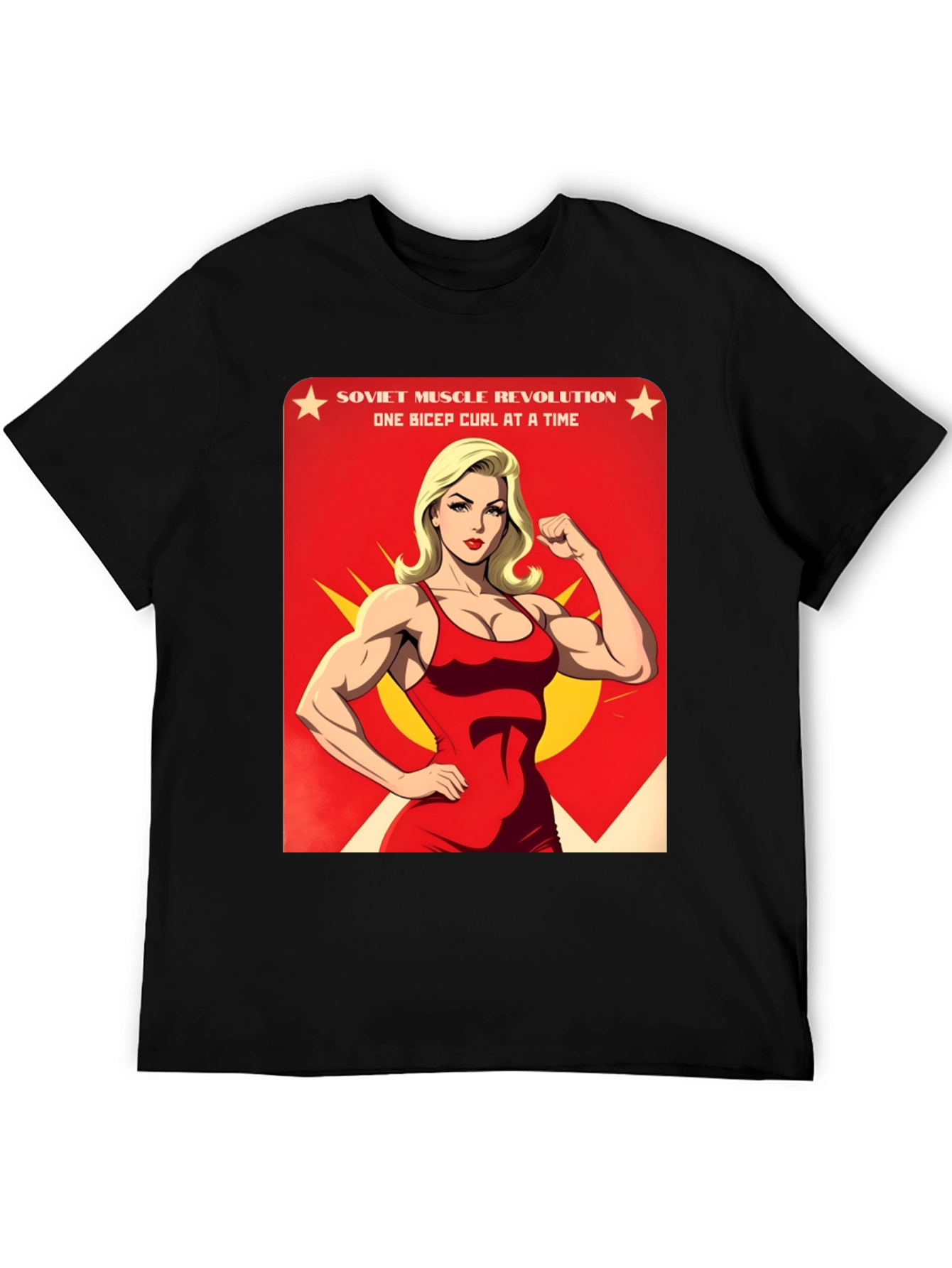 Soviet Muscle Revolution Graphic T-Shirt