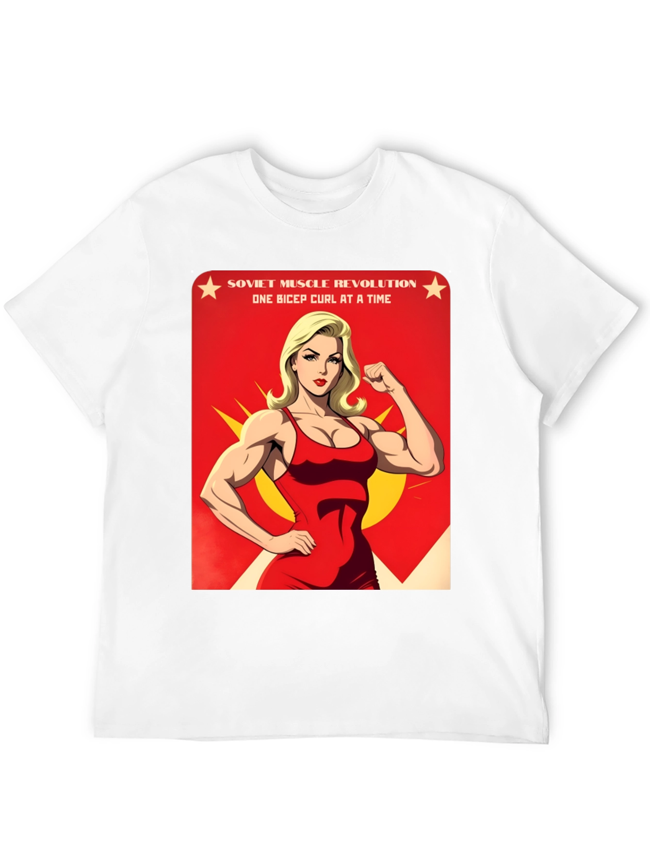 Soviet Muscle Revolution Graphic T-Shirt