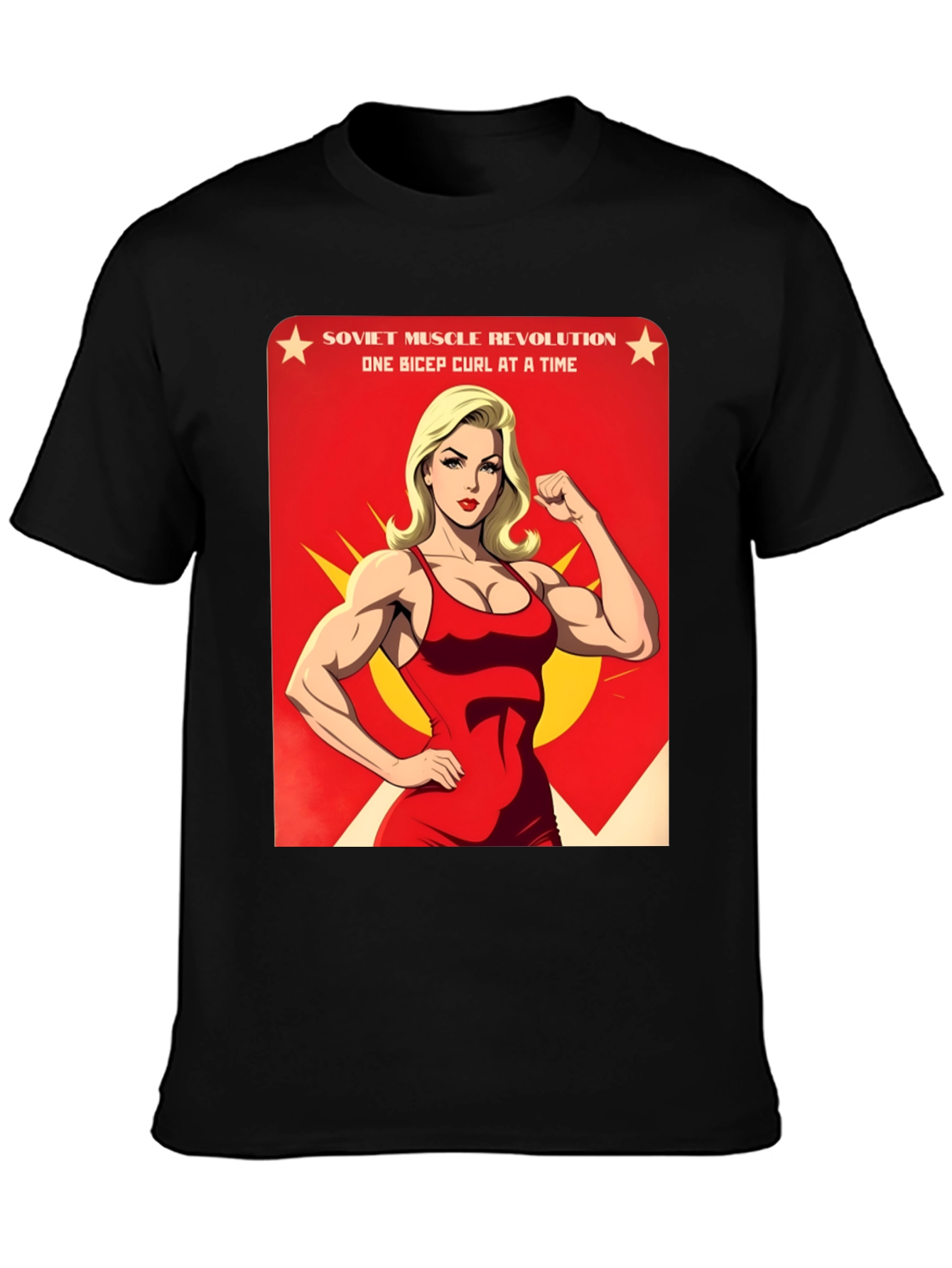 Soviet Muscle Revolution Graphic T-Shirt