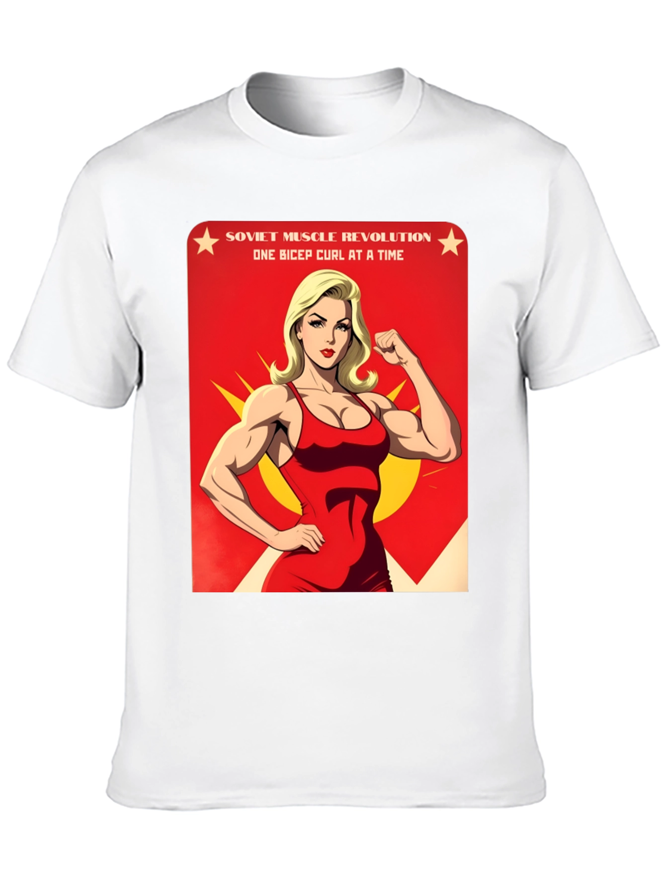 Soviet Muscle Revolution Graphic T-Shirt