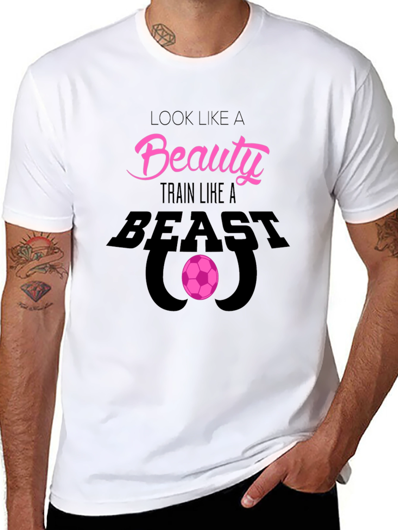 Beauty and Beast Soccer T-Shirt