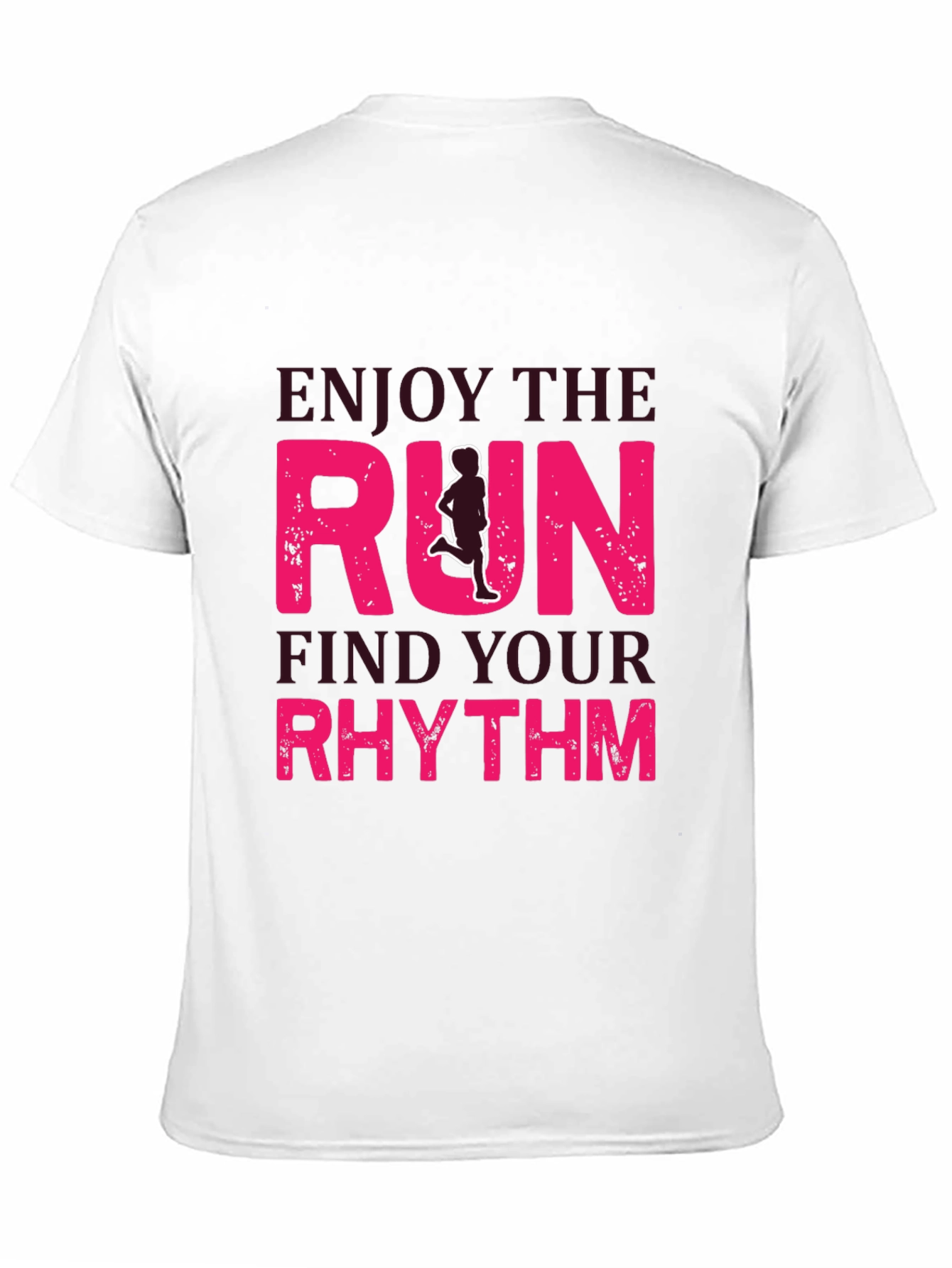 Enjoy The Run Graphic Tee - Black Unisex T-Shirt