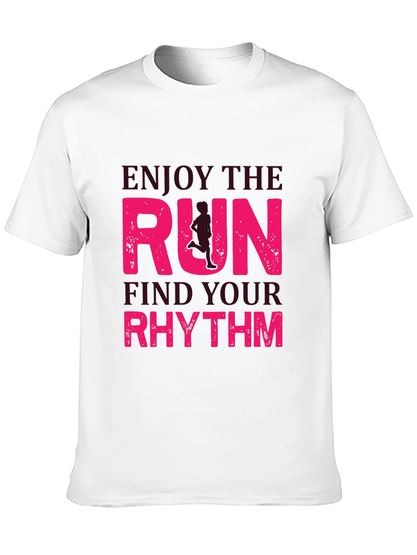 Enjoy The Run Graphic Tee - Black Unisex T-Shirt