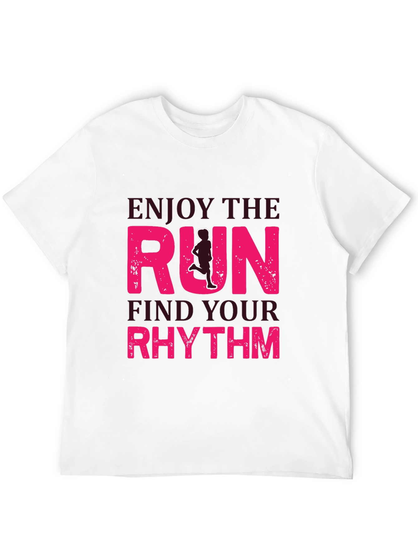 Enjoy The Run Graphic Tee - Black Unisex T-Shirt