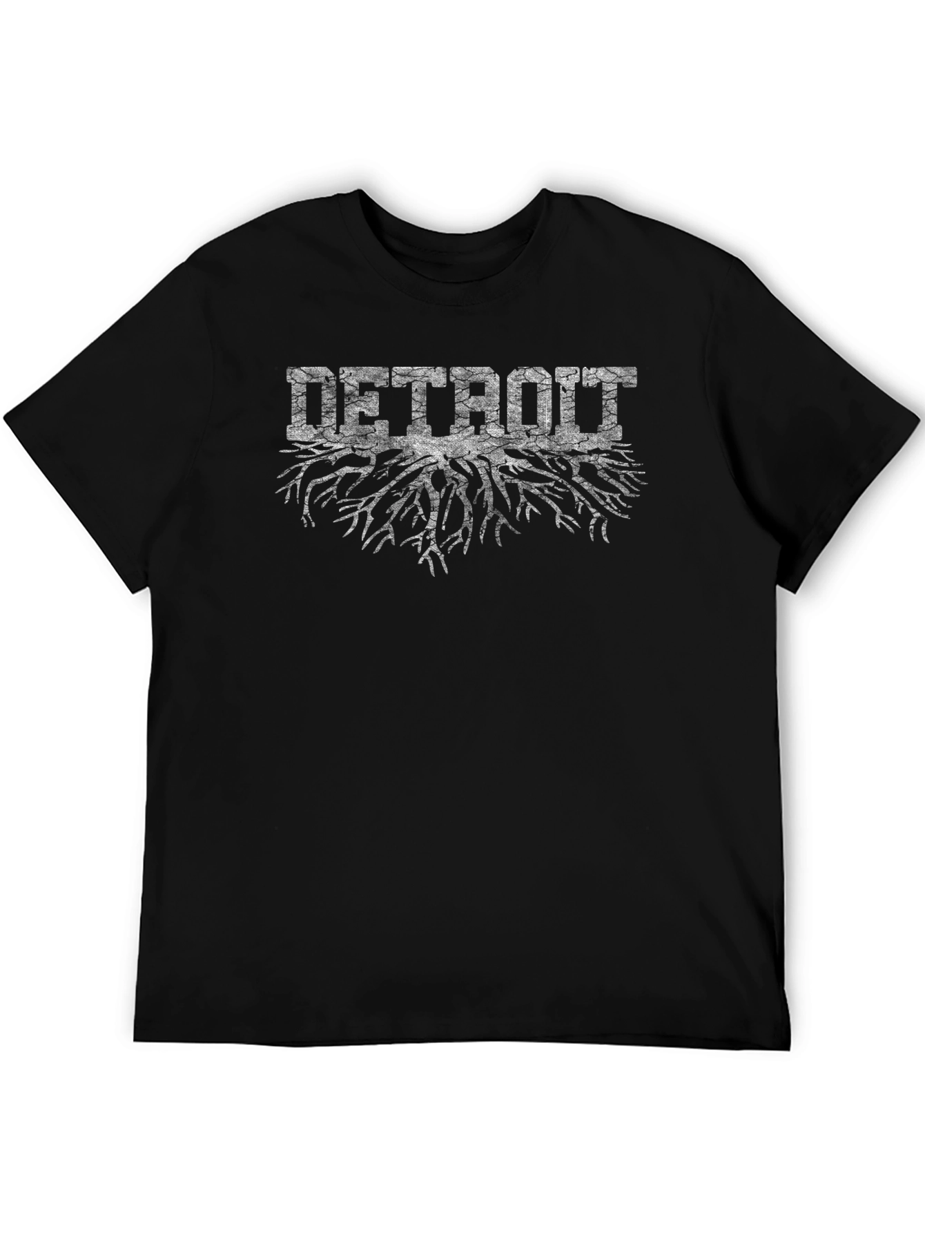 Detroit Roots Graphic Black T-Shirt