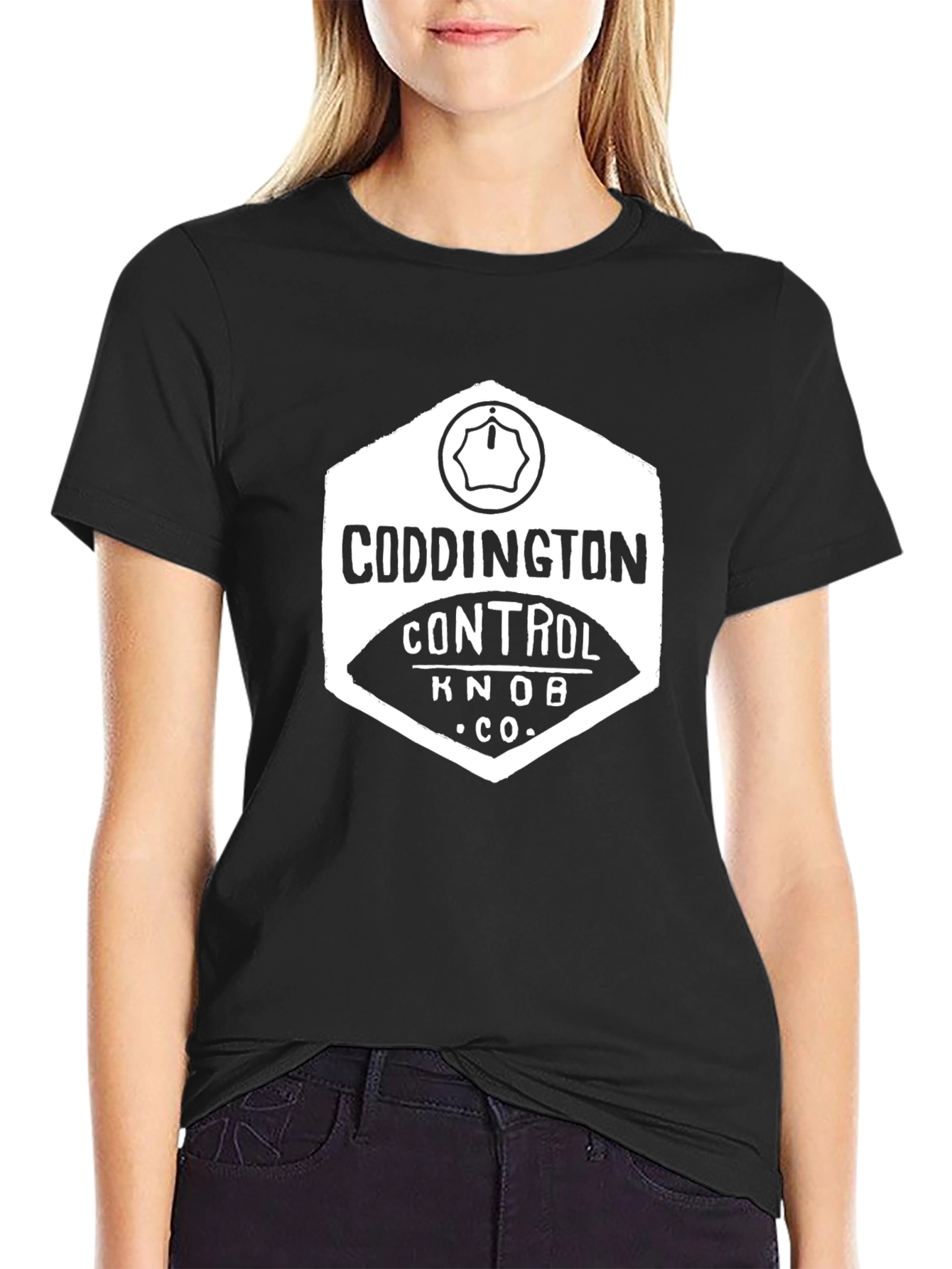 Coddington Control Knob Co. Black T-Shirt