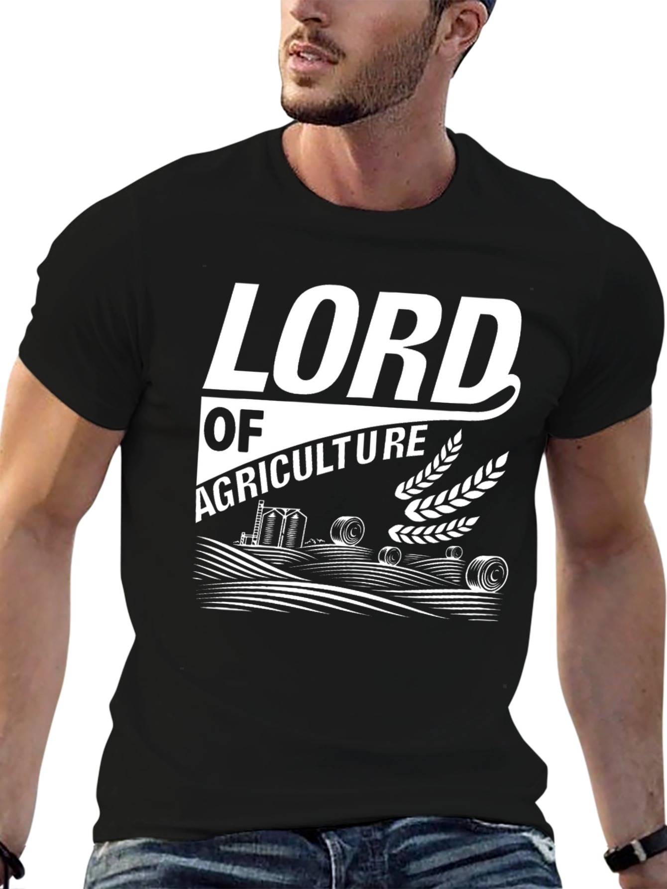 Lord of Agriculture Graphic T-Shirt - Farming Tee