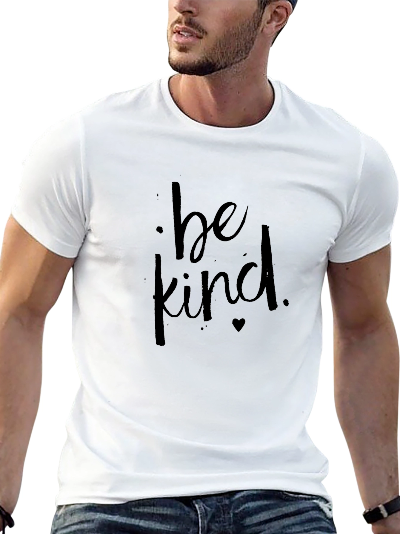 Be Kind Graphic Tee - Soft Cotton Blend