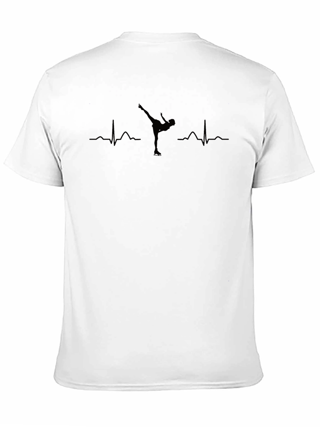Ice Skating Heartbeat T-Shirt - Figure Skating Tee