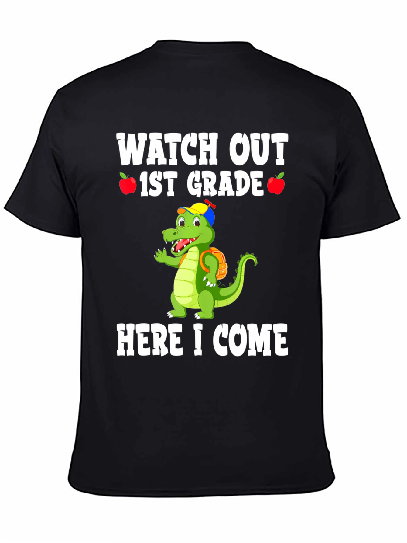 1st Grade T-Shirt - Back to School Dino