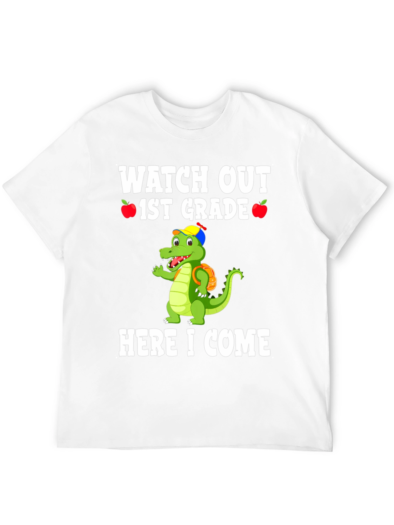 1st Grade T-Shirt - Back to School Dino