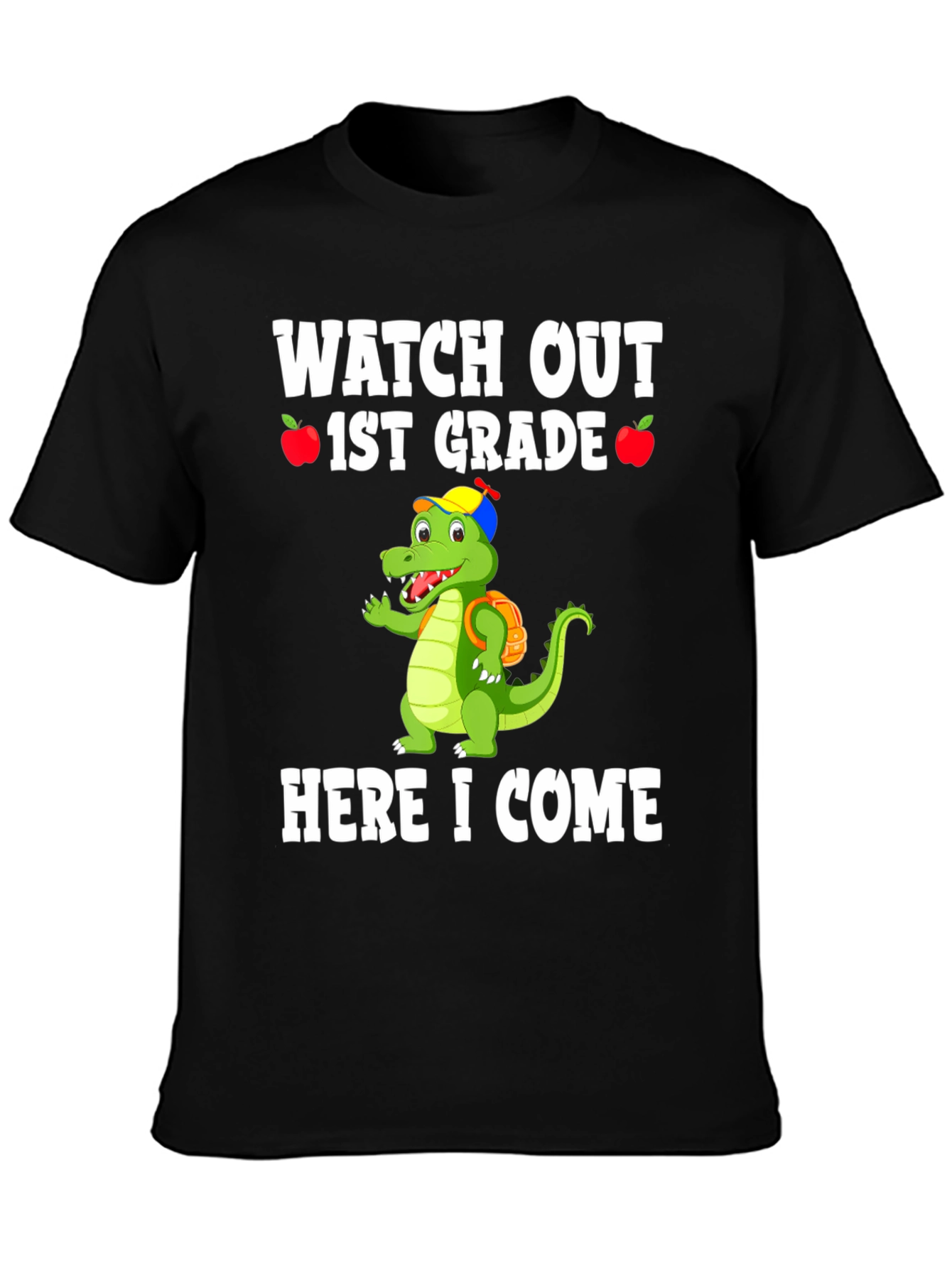1st Grade T-Shirt - Back to School Dino