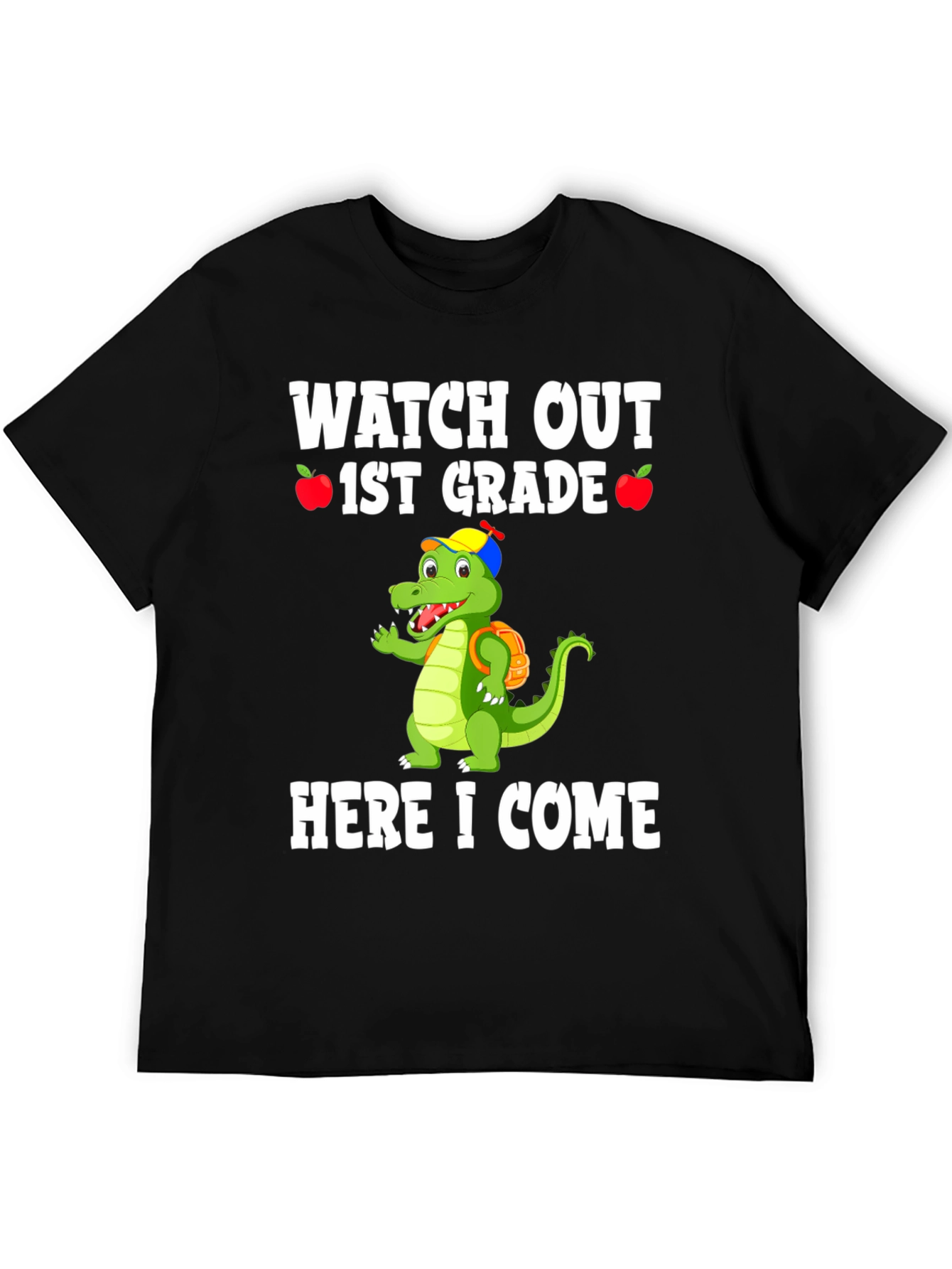 1st Grade T-Shirt - Back to School Dino