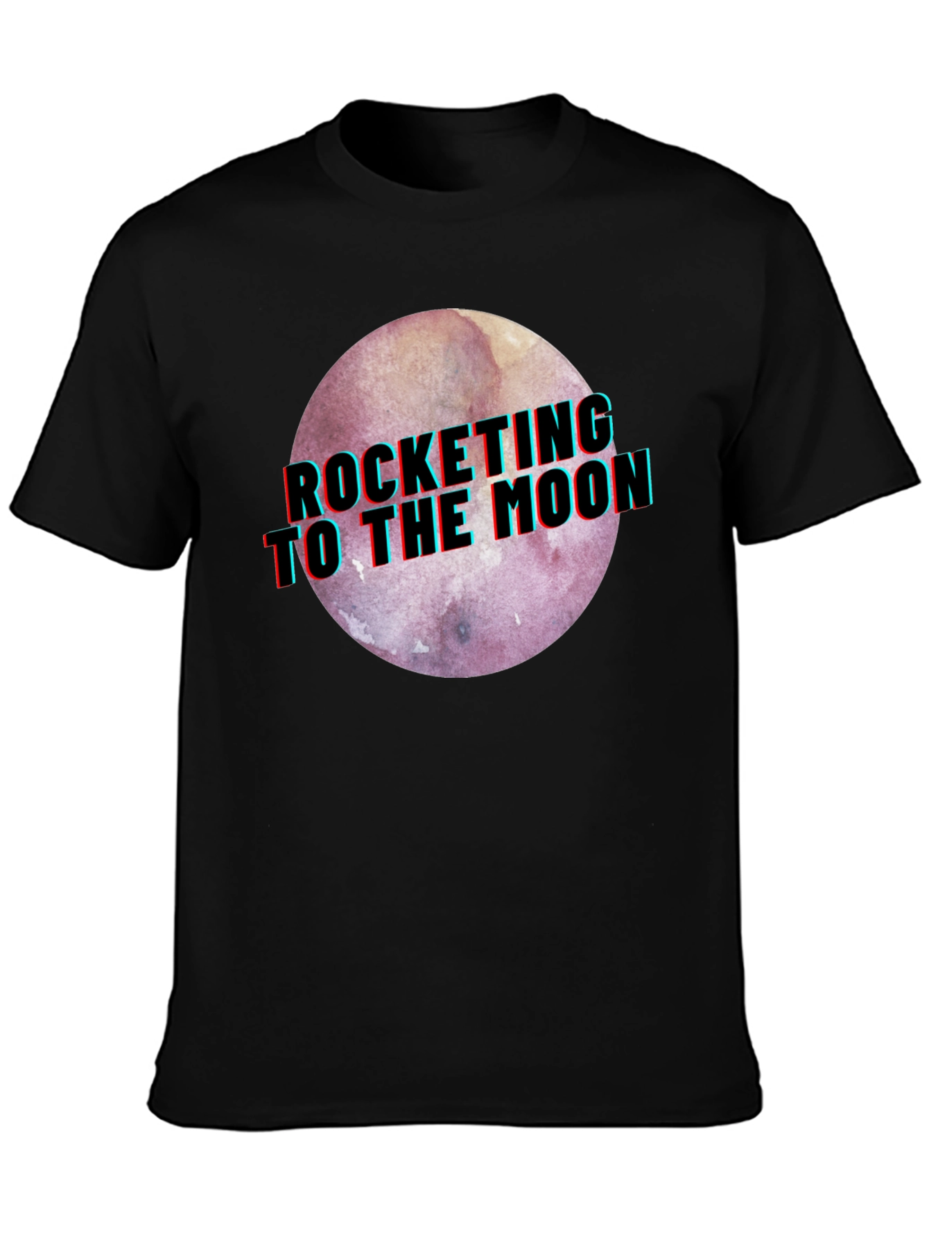 Rocketing to the Moon Graphic T-Shirt