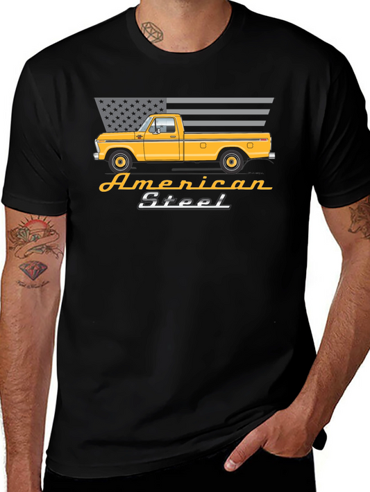 American Steel Truck Graphic T-Shirt