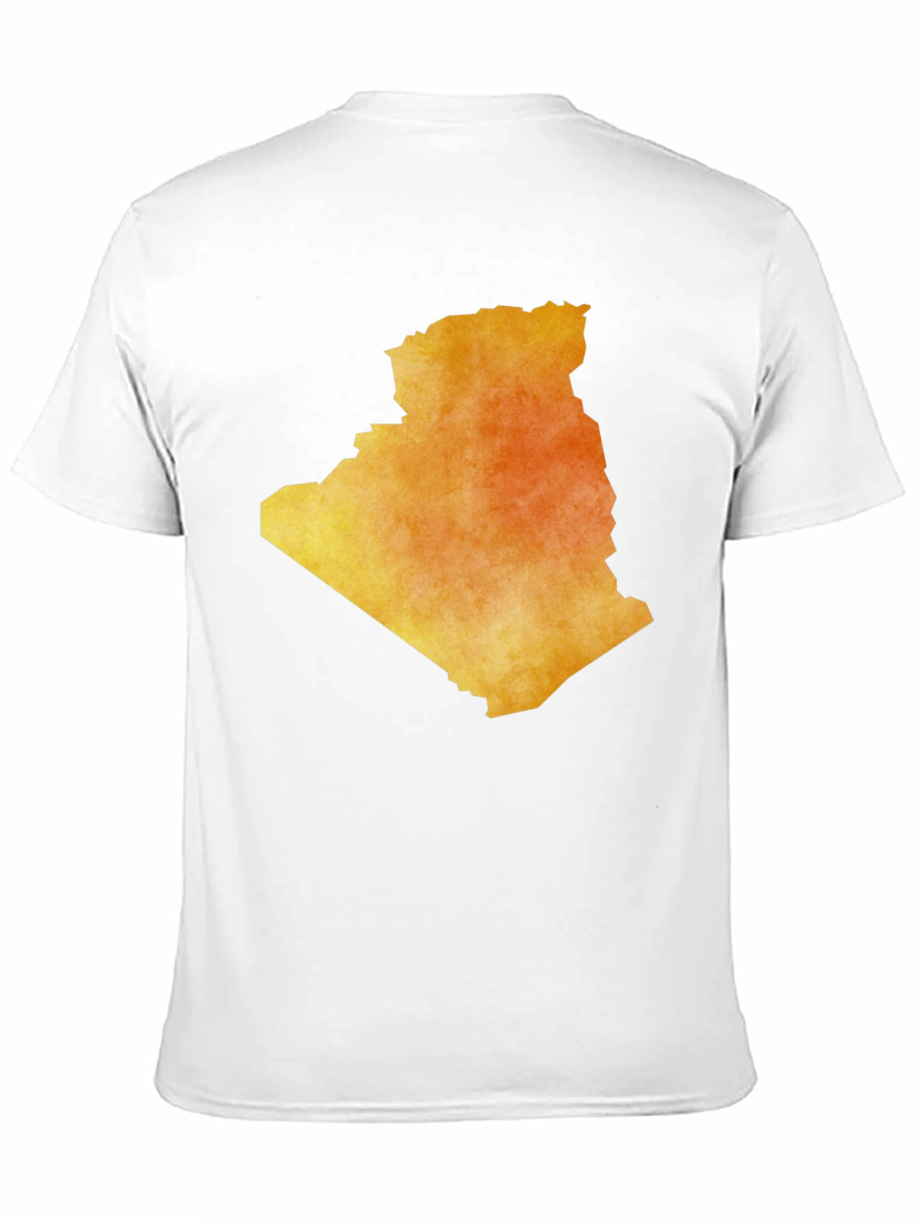 Algeria Map T-Shirt - Black Cotton Graphic Tee