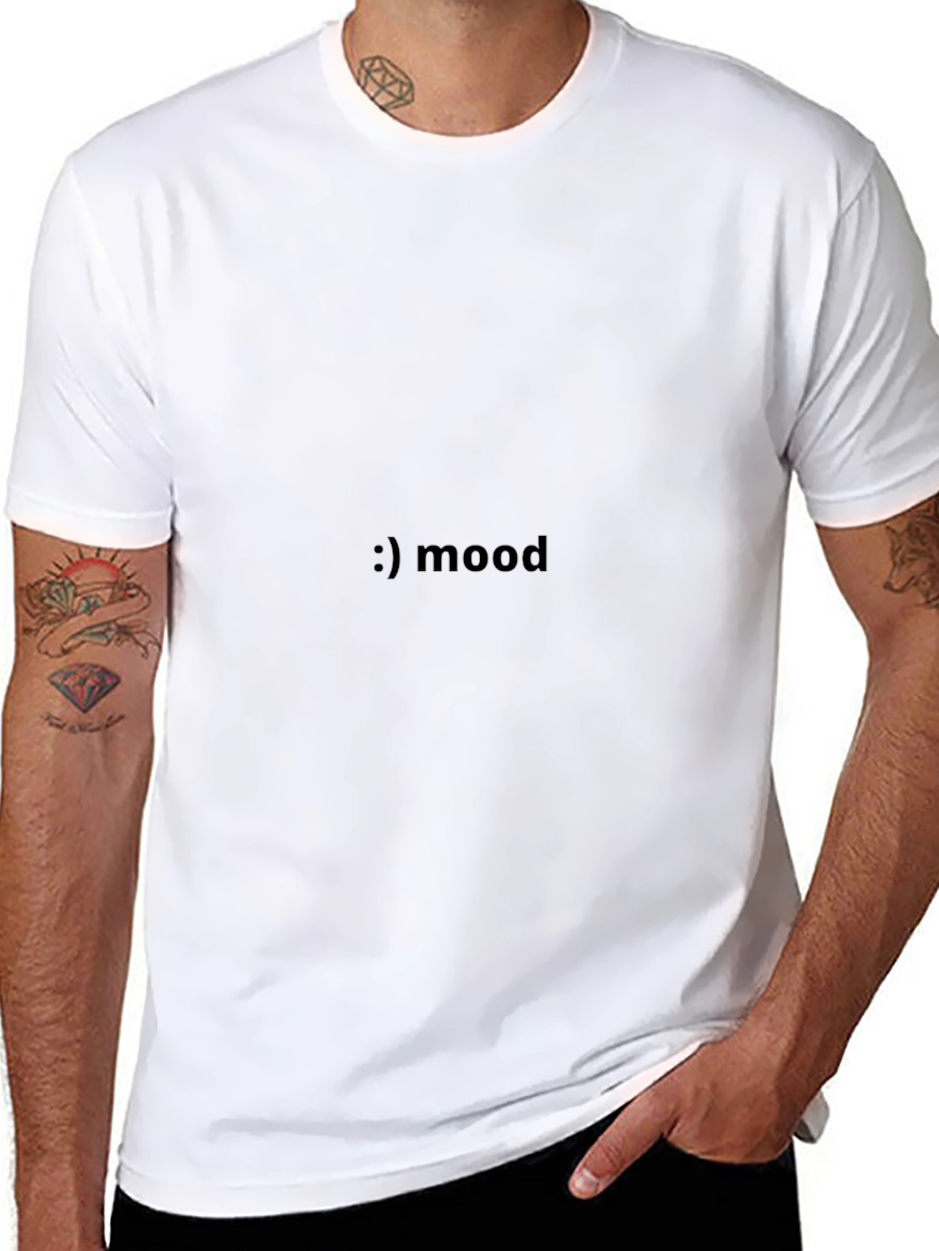 Mood Graphic Black T-Shirt