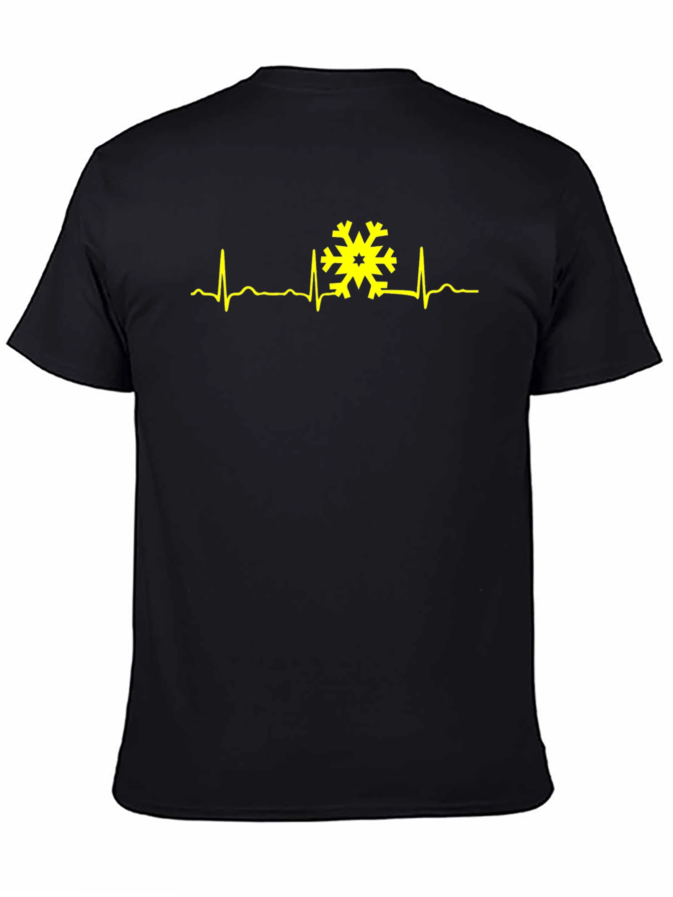 Snowflake Heartbeat Graphic Tee - Winter is Alive!
