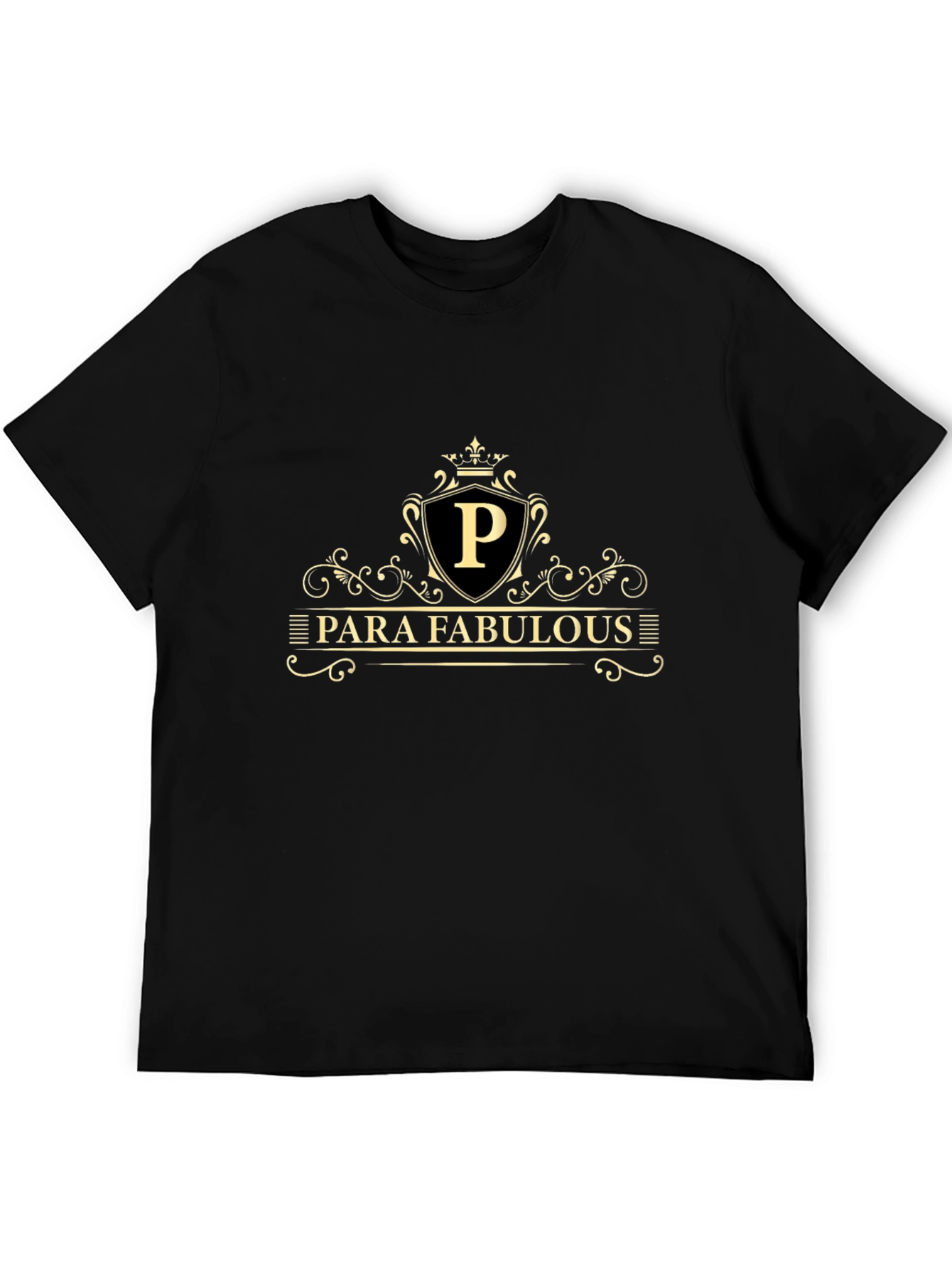Para Fabulous Black T-Shirt