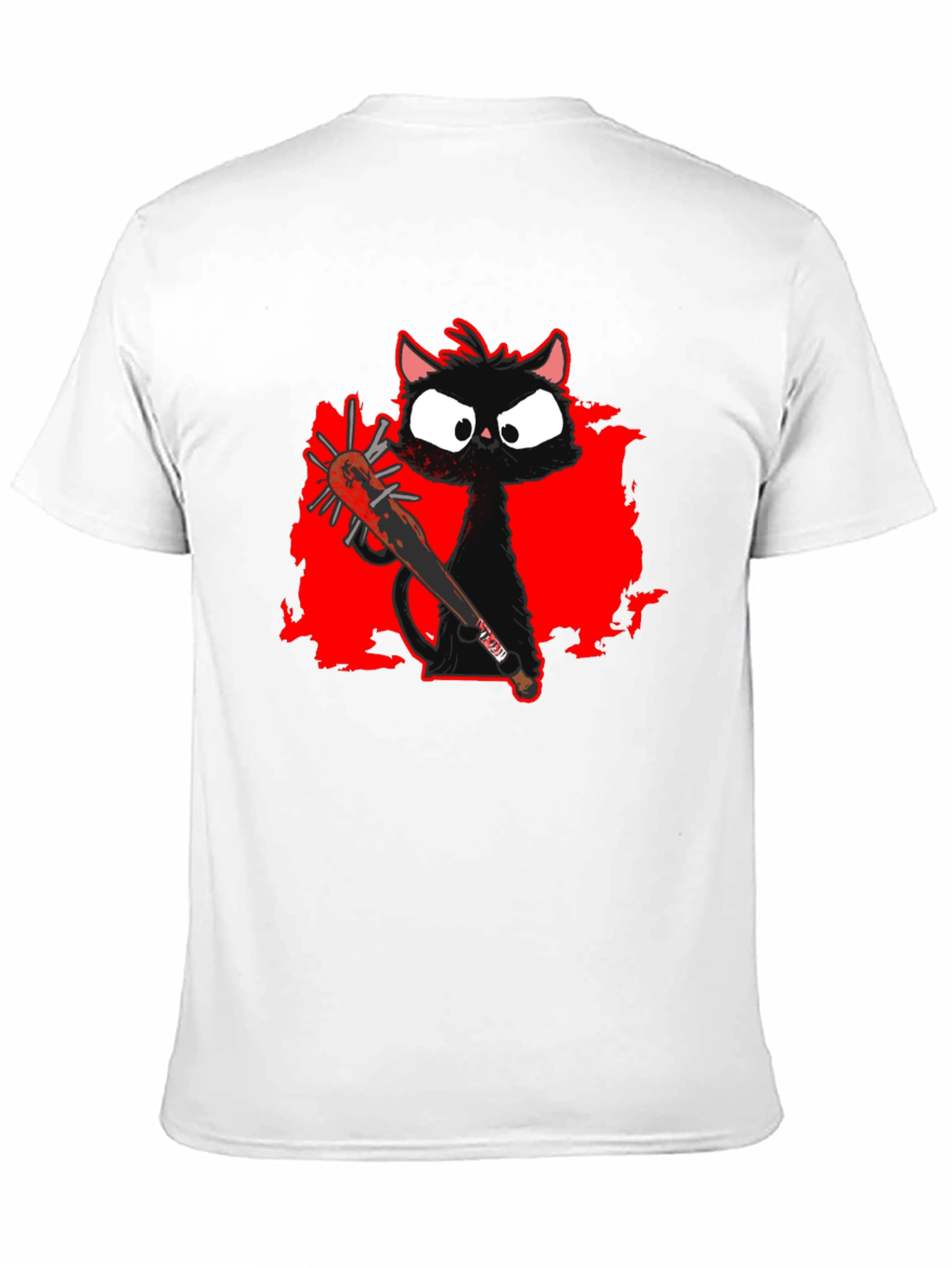 Spooky Cat Baseball Tee