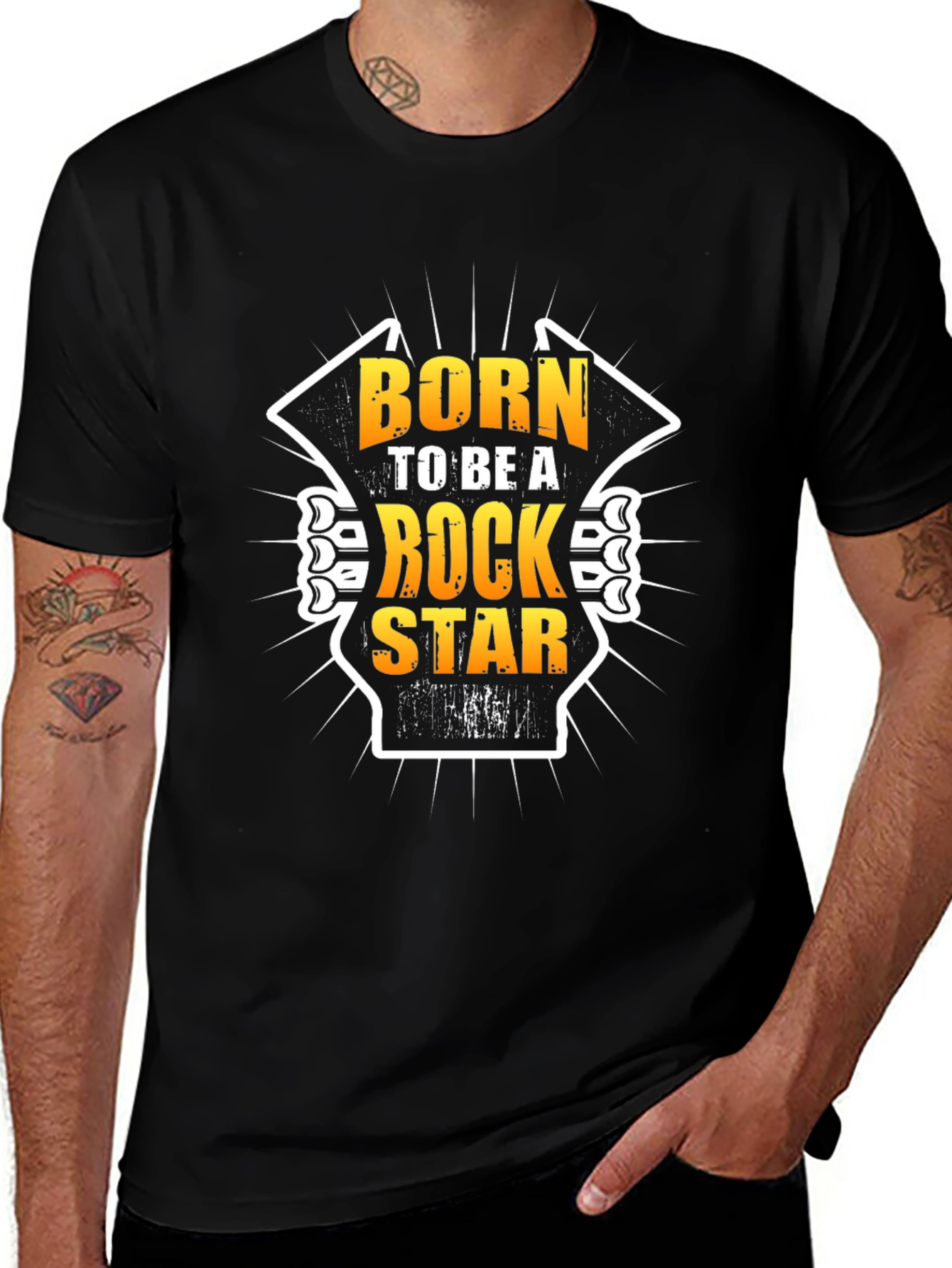 Born To Be A Rock Star Graphic Tee