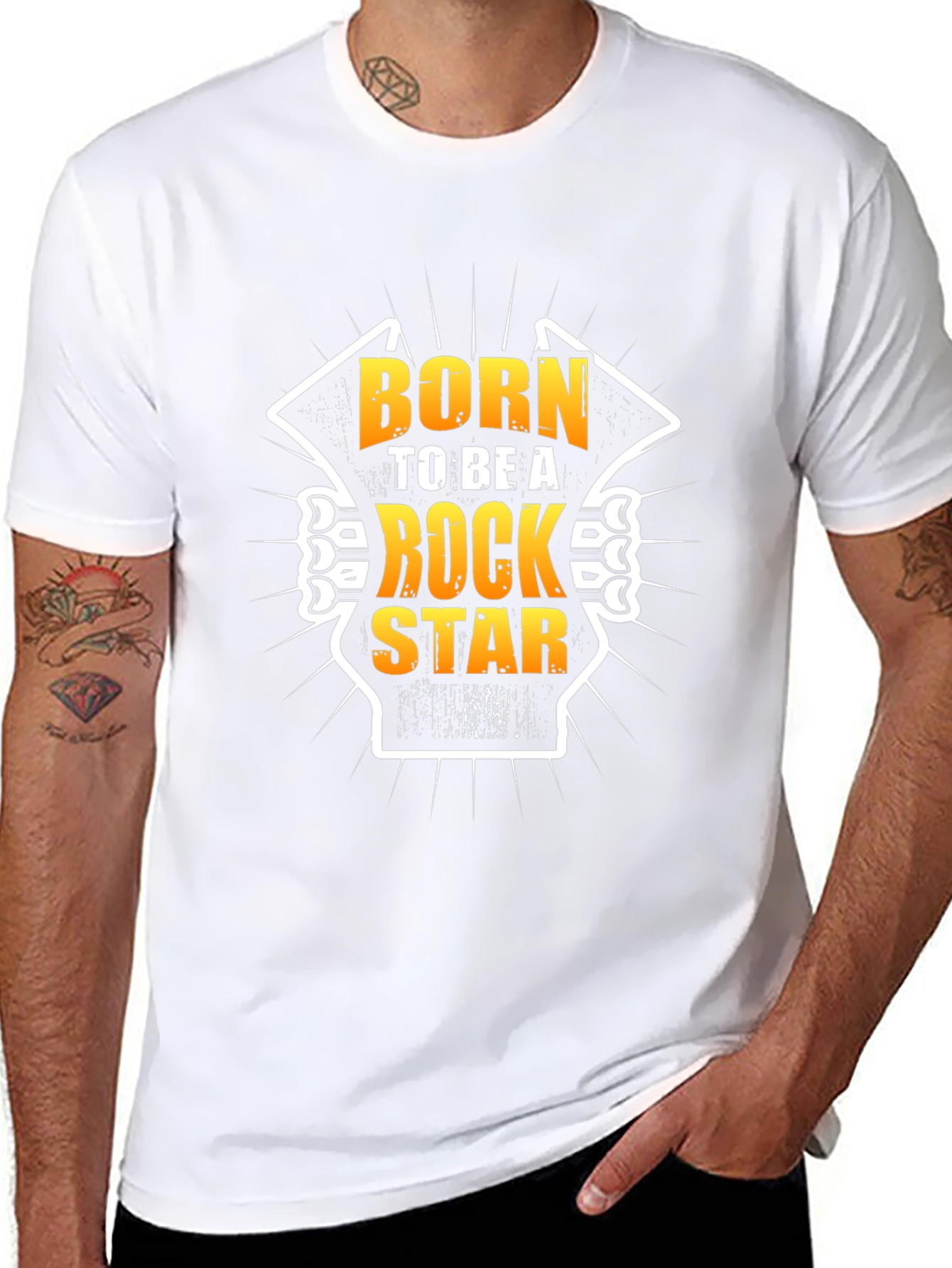 Born To Be A Rock Star Graphic Tee