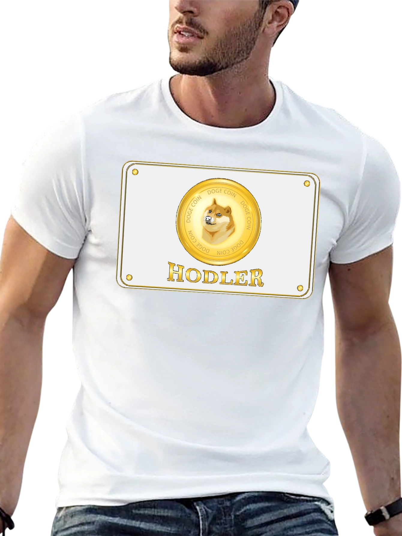 Doge Coin Hodler T-Shirt - Crypto Meme Apparel
