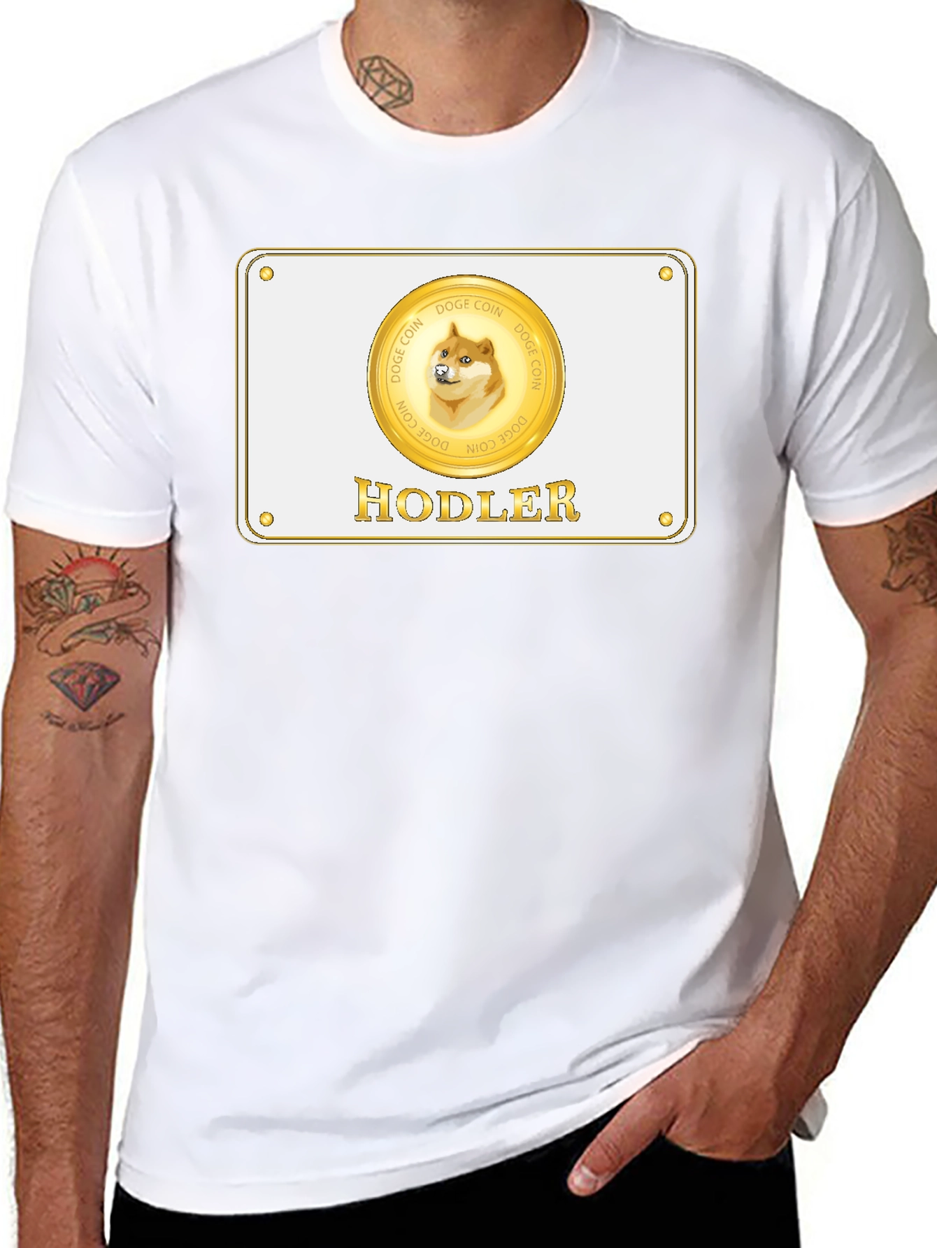 Doge Coin Hodler T-Shirt - Crypto Meme Apparel
