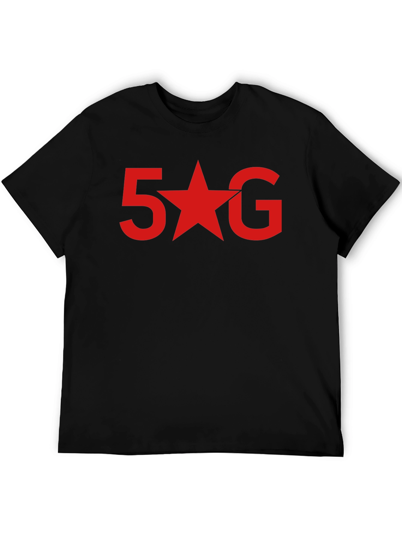 5 Star G Graphic Tee - Modern Black T-Shirt