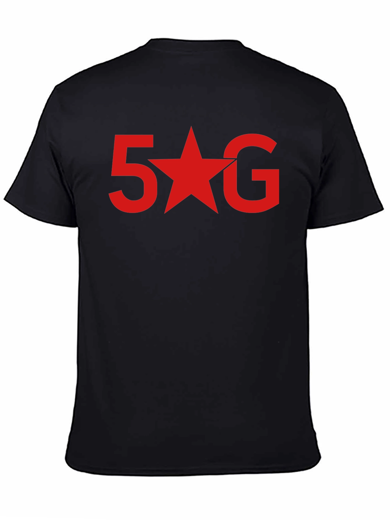 5 Star G Graphic Tee - Modern Black T-Shirt
