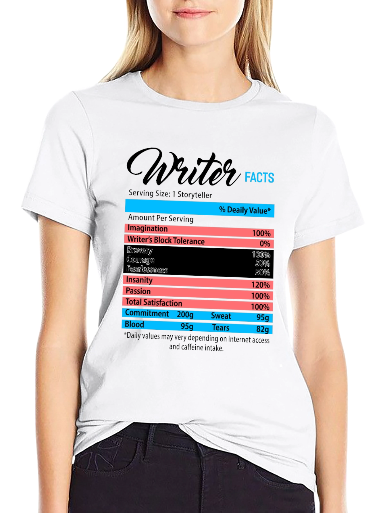 Writer Facts T-Shirt - Funny Storyteller Tee