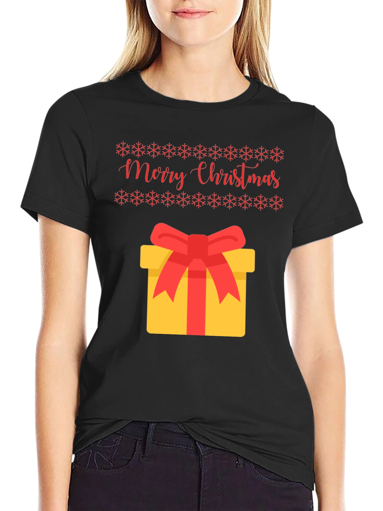 Festive Merry Christmas Gift T-Shirt