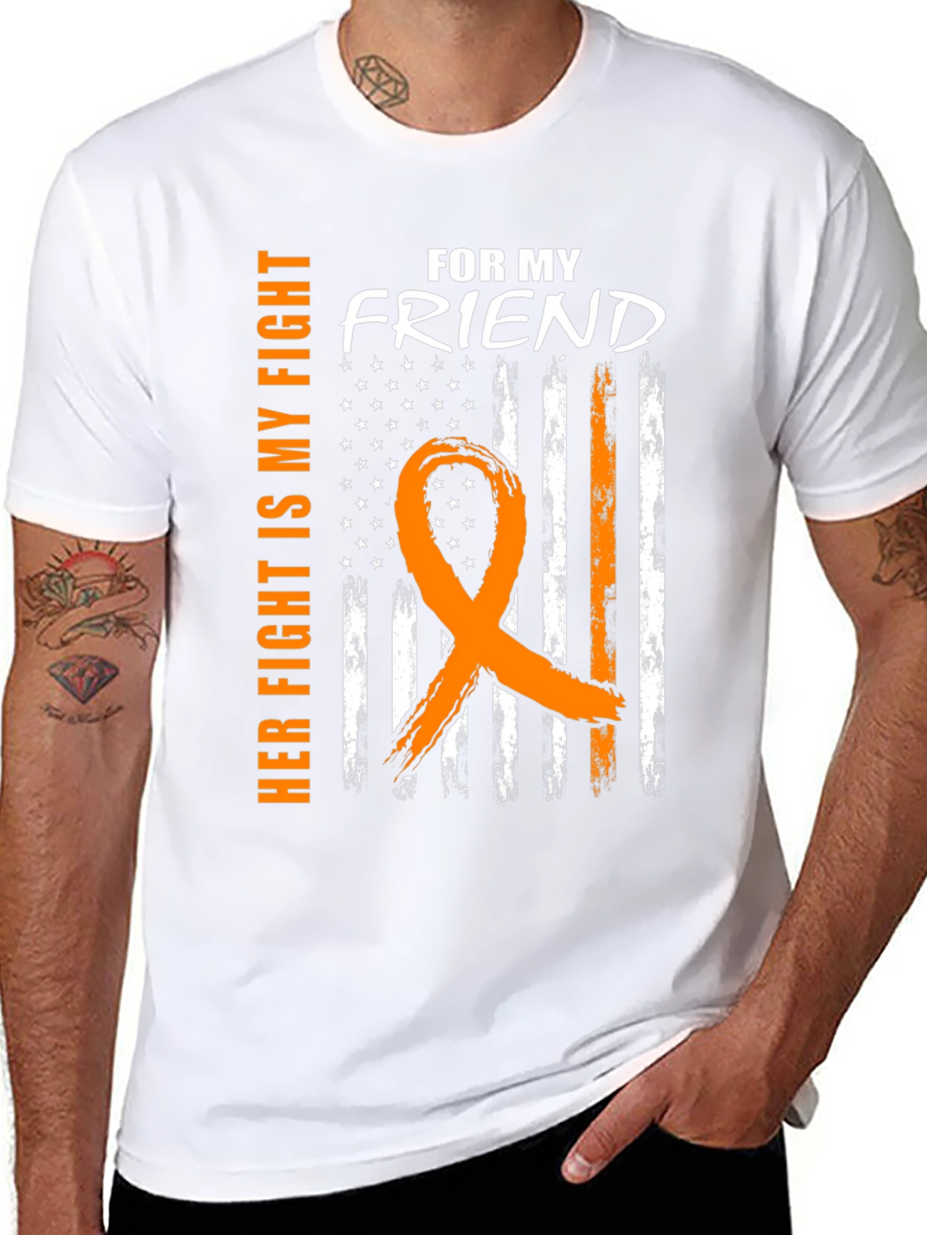 Friend Fight Awareness Graphic Tee