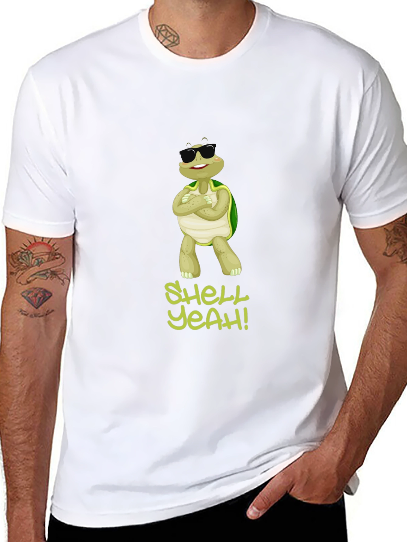 Shell Yeah! Turtle Graphic Tee - Cool and Comfy