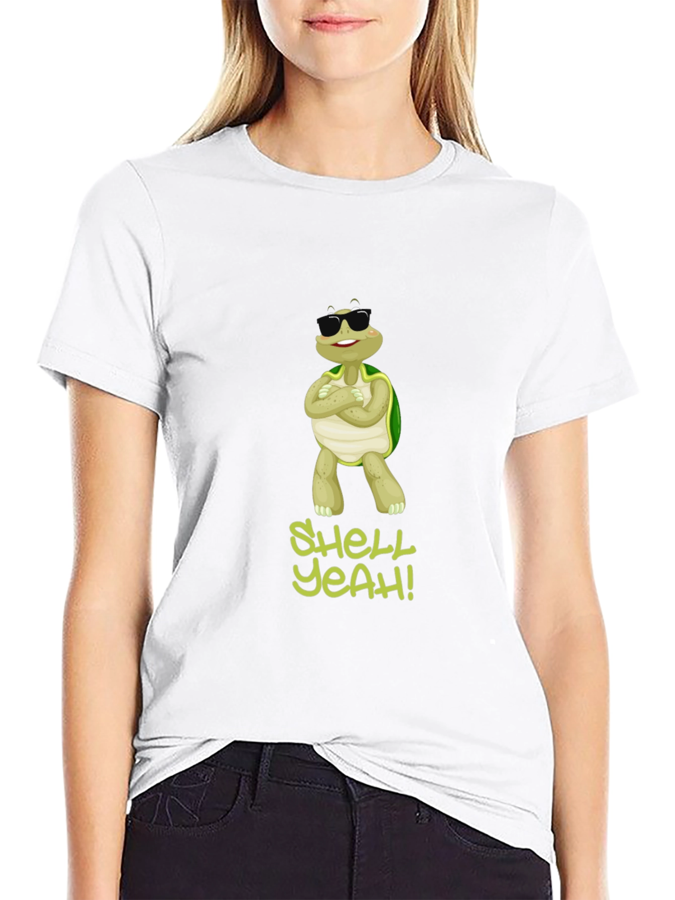 Shell Yeah! Turtle Graphic Tee - Cool and Comfy