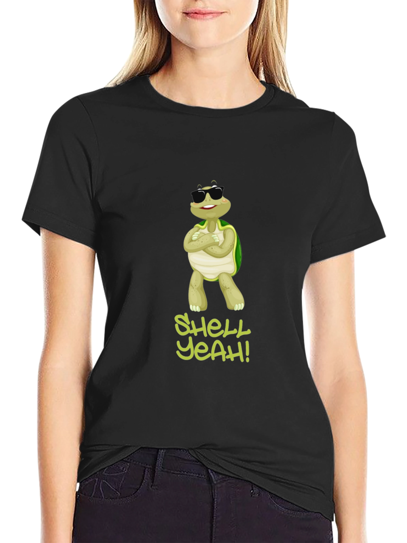 Shell Yeah! Turtle Graphic Tee - Cool and Comfy