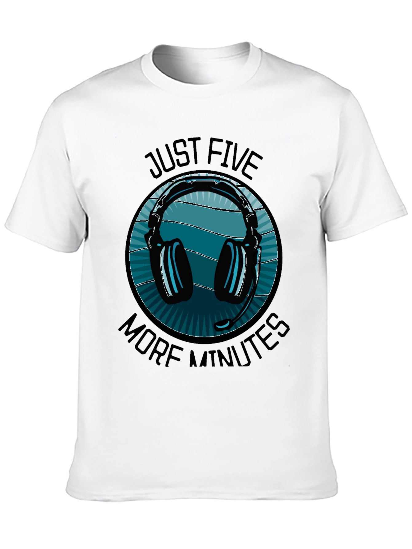 Just Five More Minutes Gaming Headset T-Shirt
