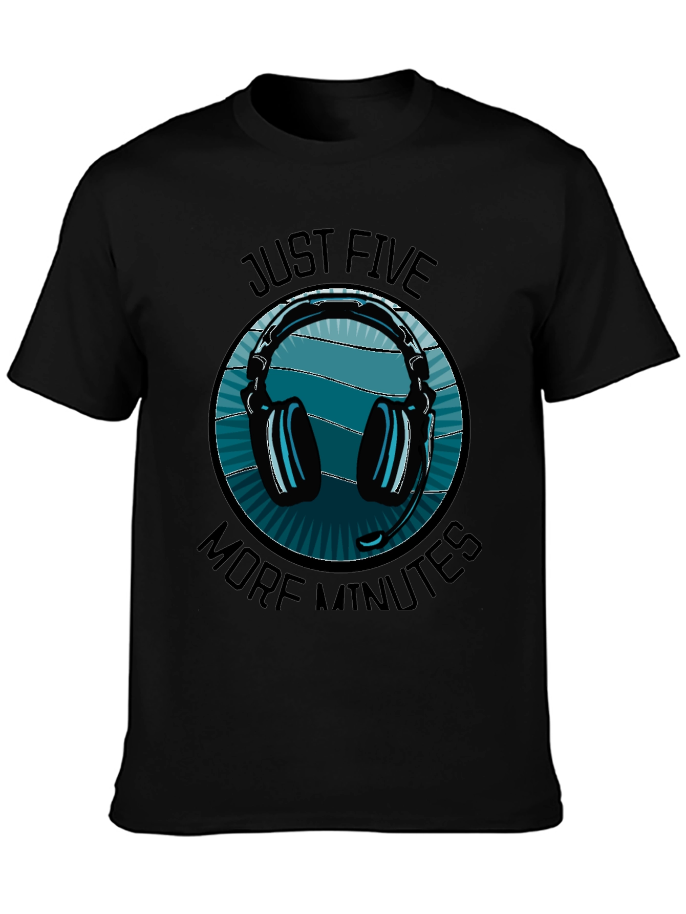 Just Five More Minutes Gaming Headset T-Shirt