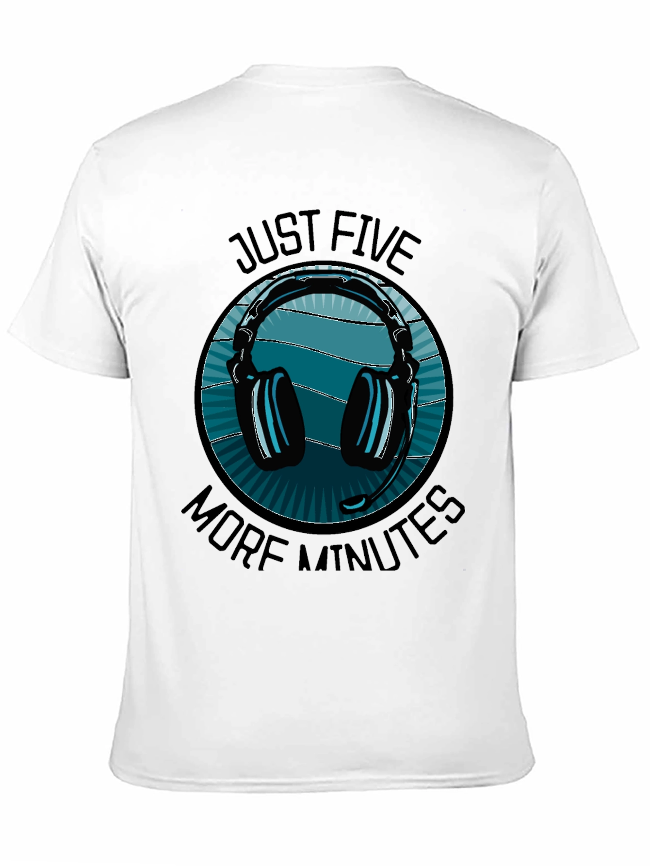 Just Five More Minutes Gaming Headset T-Shirt