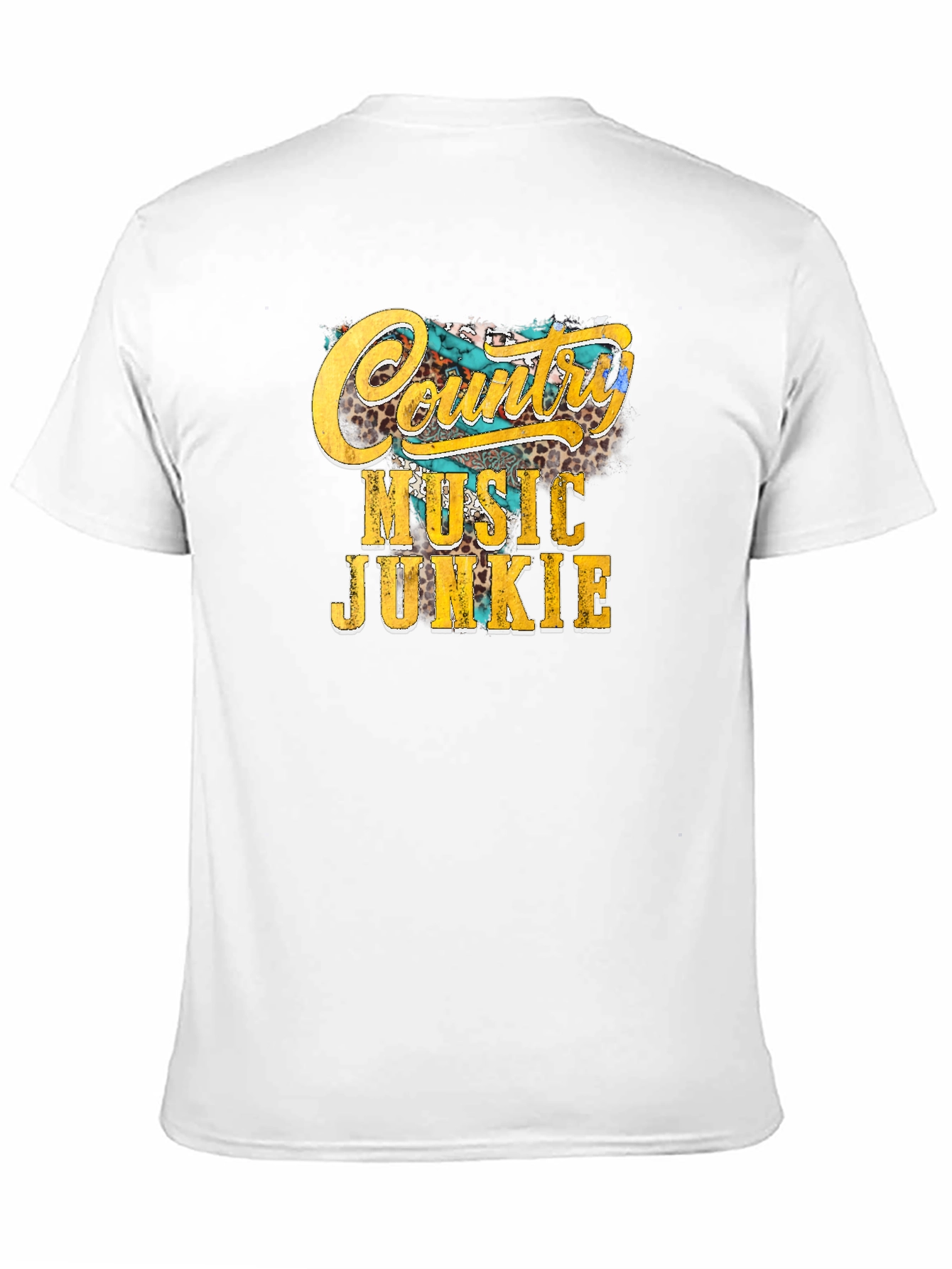 Country Music Junkie Graphic Tee - Black