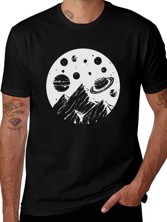 Space Mountain Graphic Tee - Black