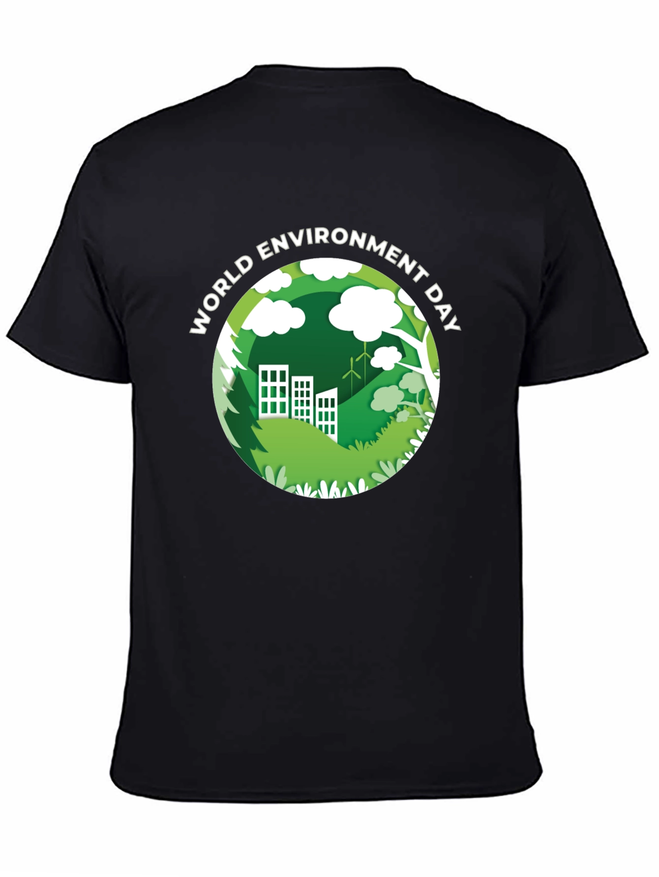 World Environment Day Black T-Shirt