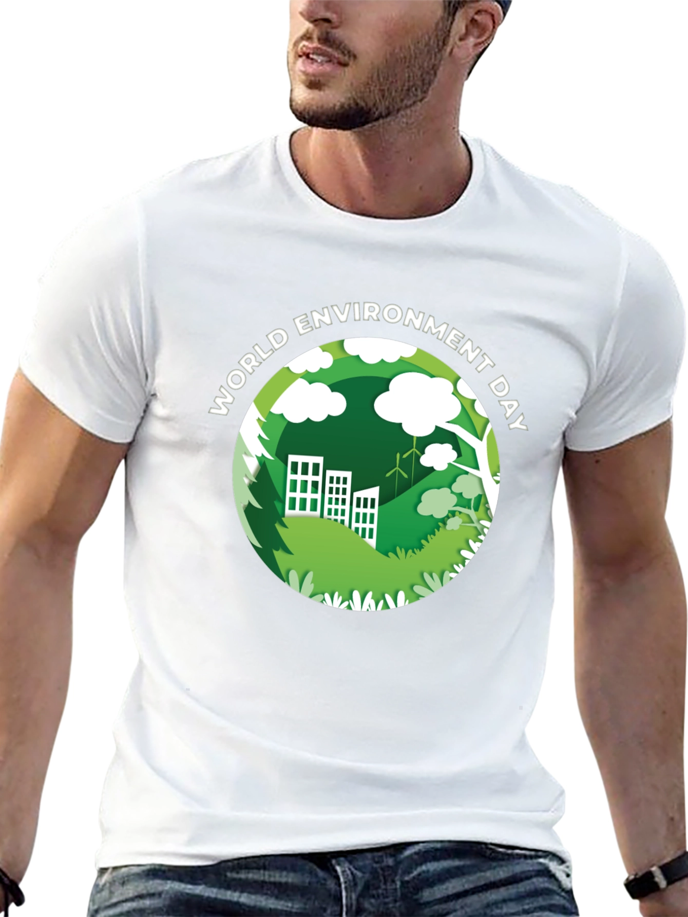 World Environment Day Black T-Shirt