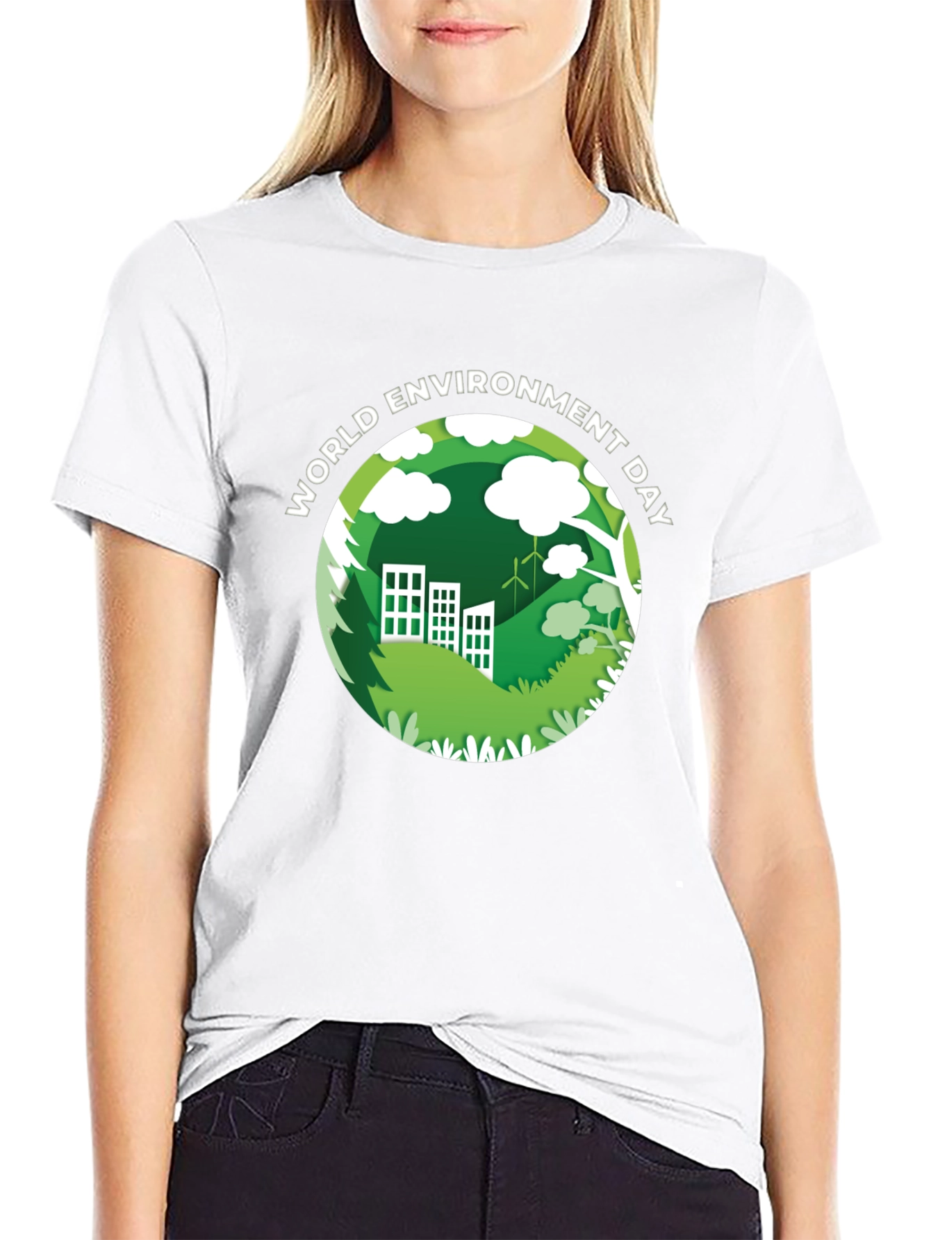 World Environment Day Black T-Shirt