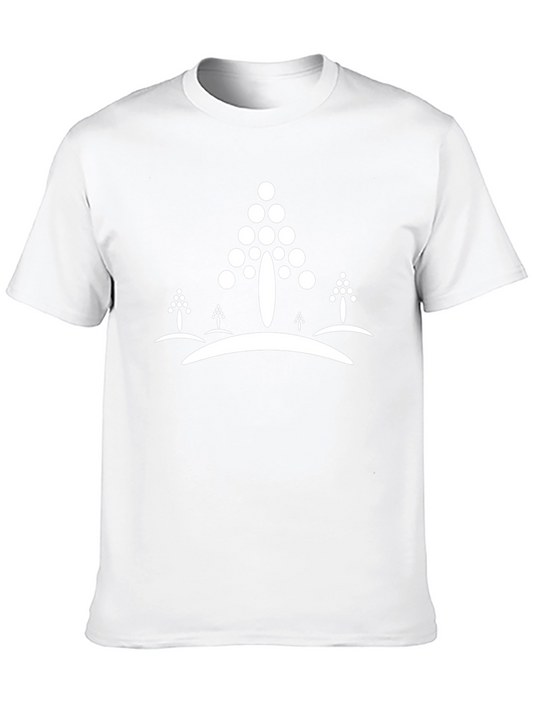 Abstract Tree Graphic Tee - Modern Art T-Shirt
