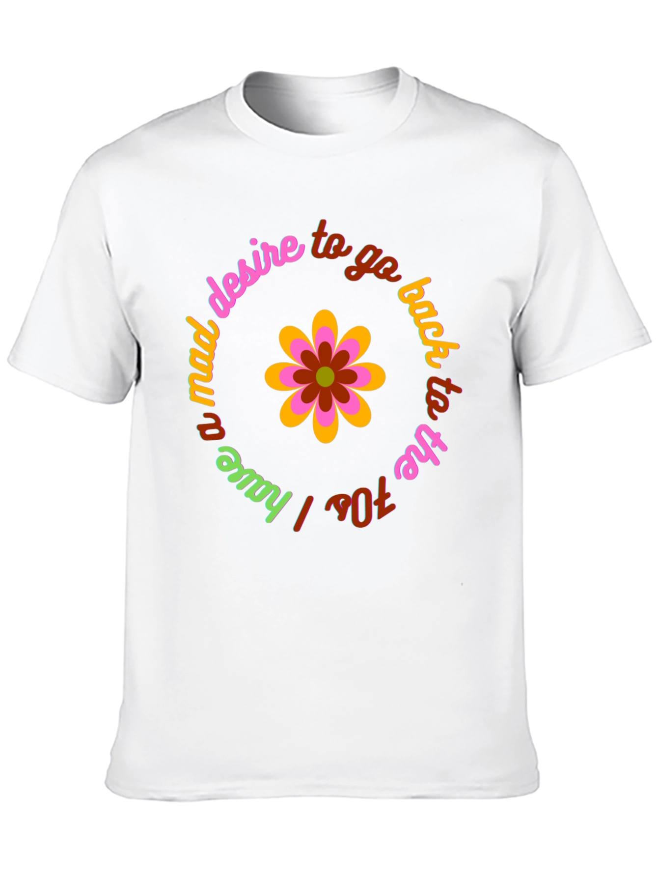 Retro 70s Vibe T-Shirt - Mad Desire Design