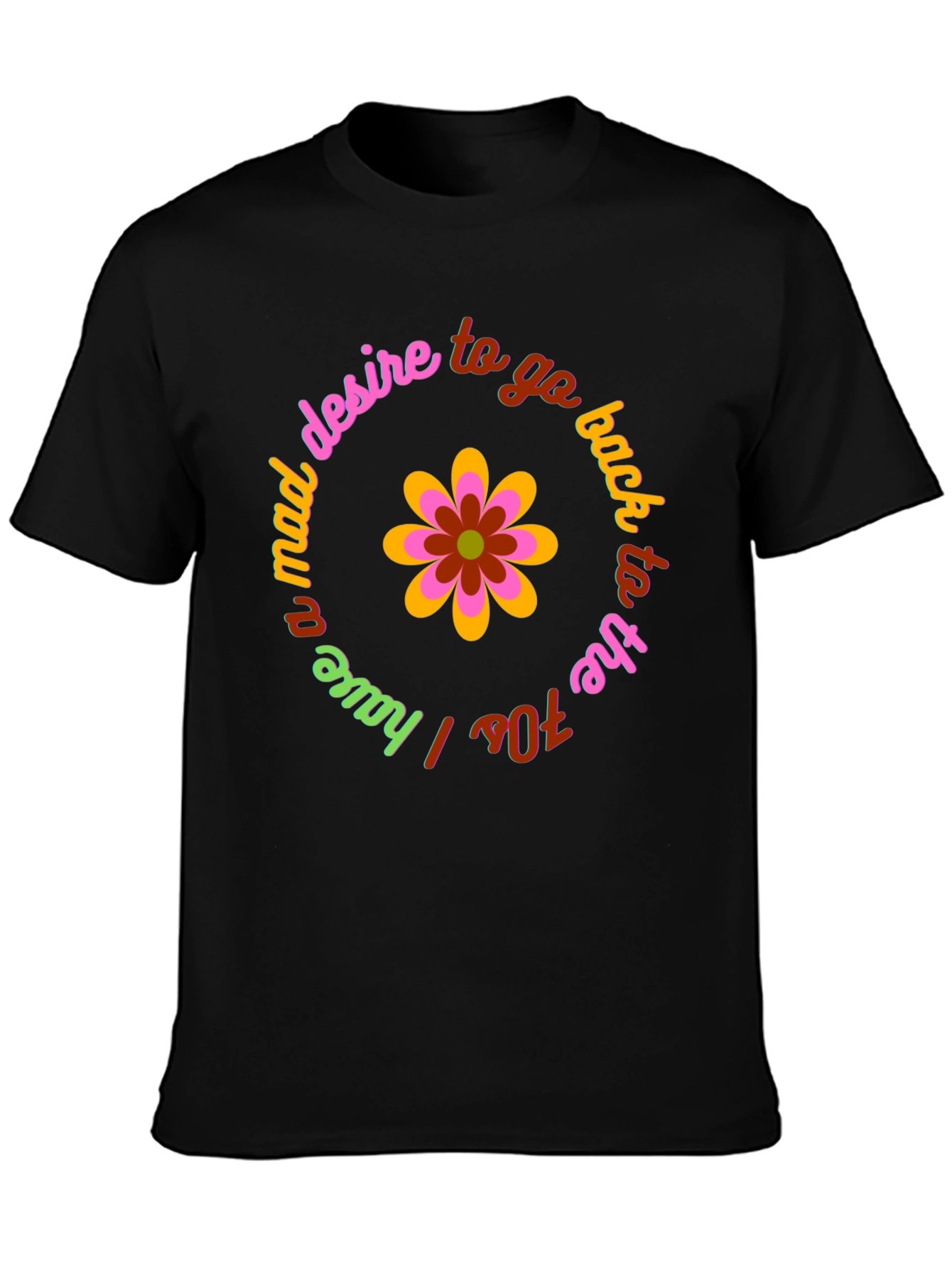 Retro 70s Vibe T-Shirt - Mad Desire Design