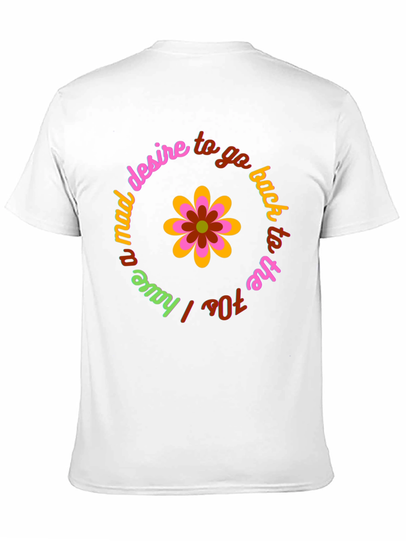 Retro 70s Vibe T-Shirt - Mad Desire Design
