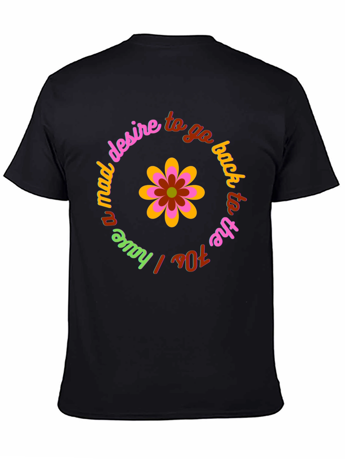 Retro 70s Vibe T-Shirt - Mad Desire Design