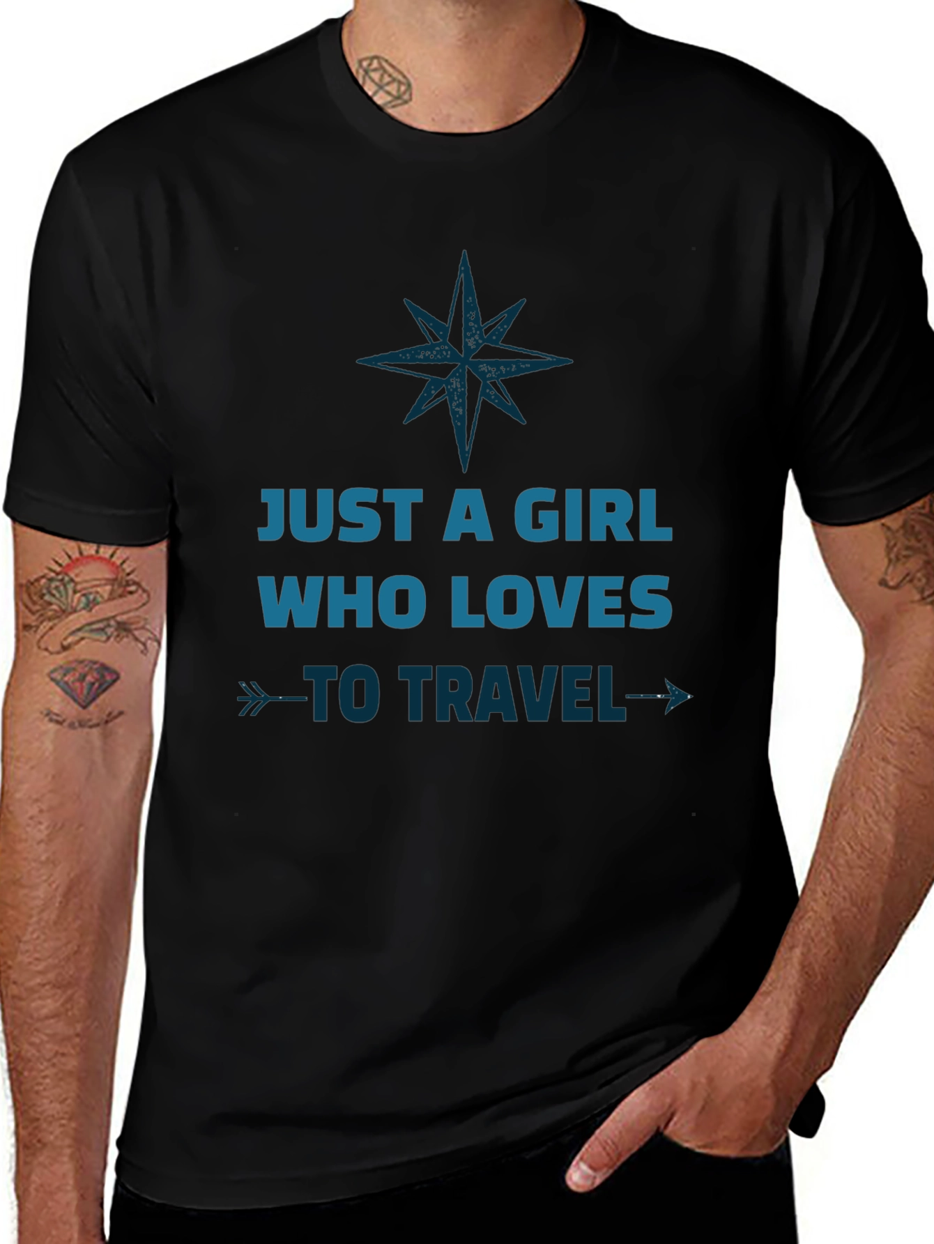 Just a Girl Who Loves to Travel T-Shirt